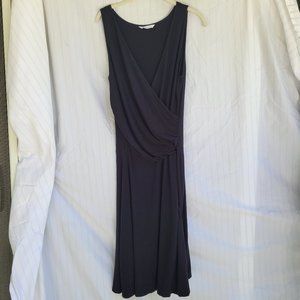 CAbi Vintage Faux Wrap Dress Size L